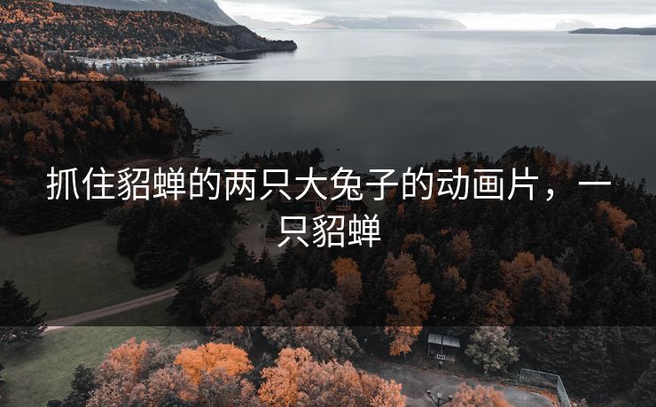 抓住貂蝉的两只大兔子的动画片，一只貂蝉